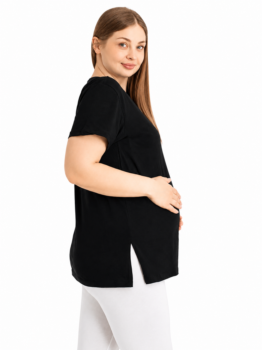 BEYORA® Kısa Kollu Hamile Tişört